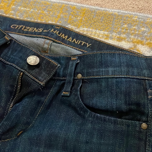 COH Elson Dark Wash Medium Rise Classic Straight Leg Jeans - Picture 2 of 5